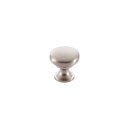 Momo Florencia Plain Knob 29mm in Satin Nickel