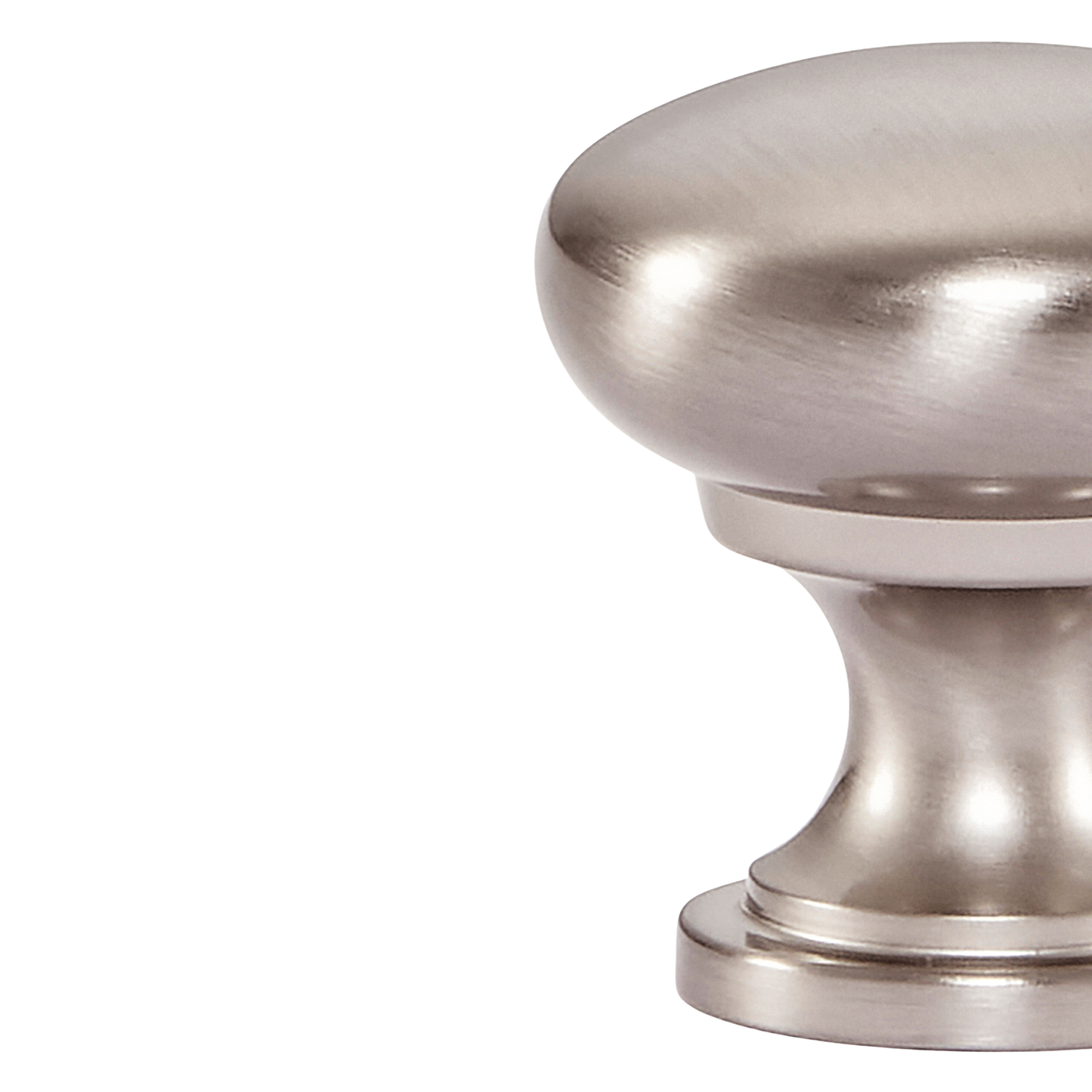 Momo Florencia Plain Knob 29mm in Satin Nickel (2)