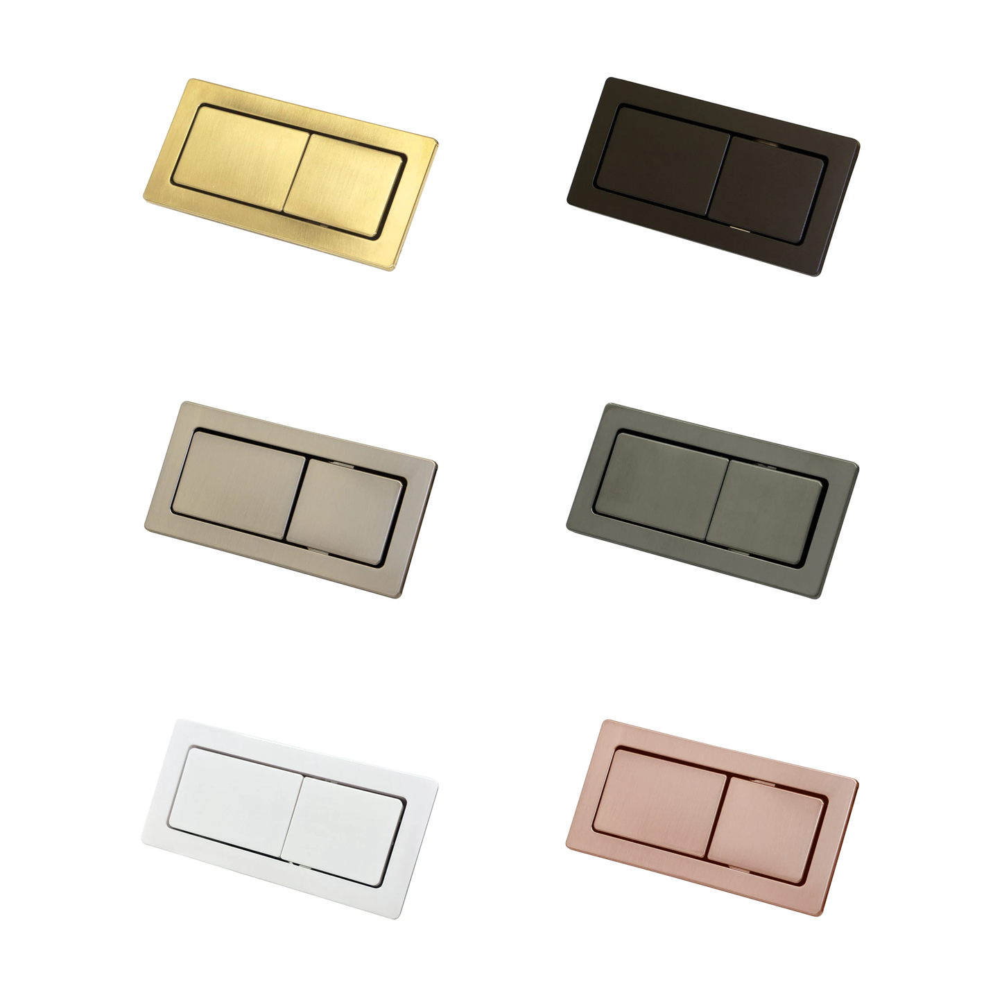 Square Flush Buttons for Back To Wall Toilet
