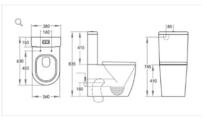 Veda T-2025 Toilet Suite