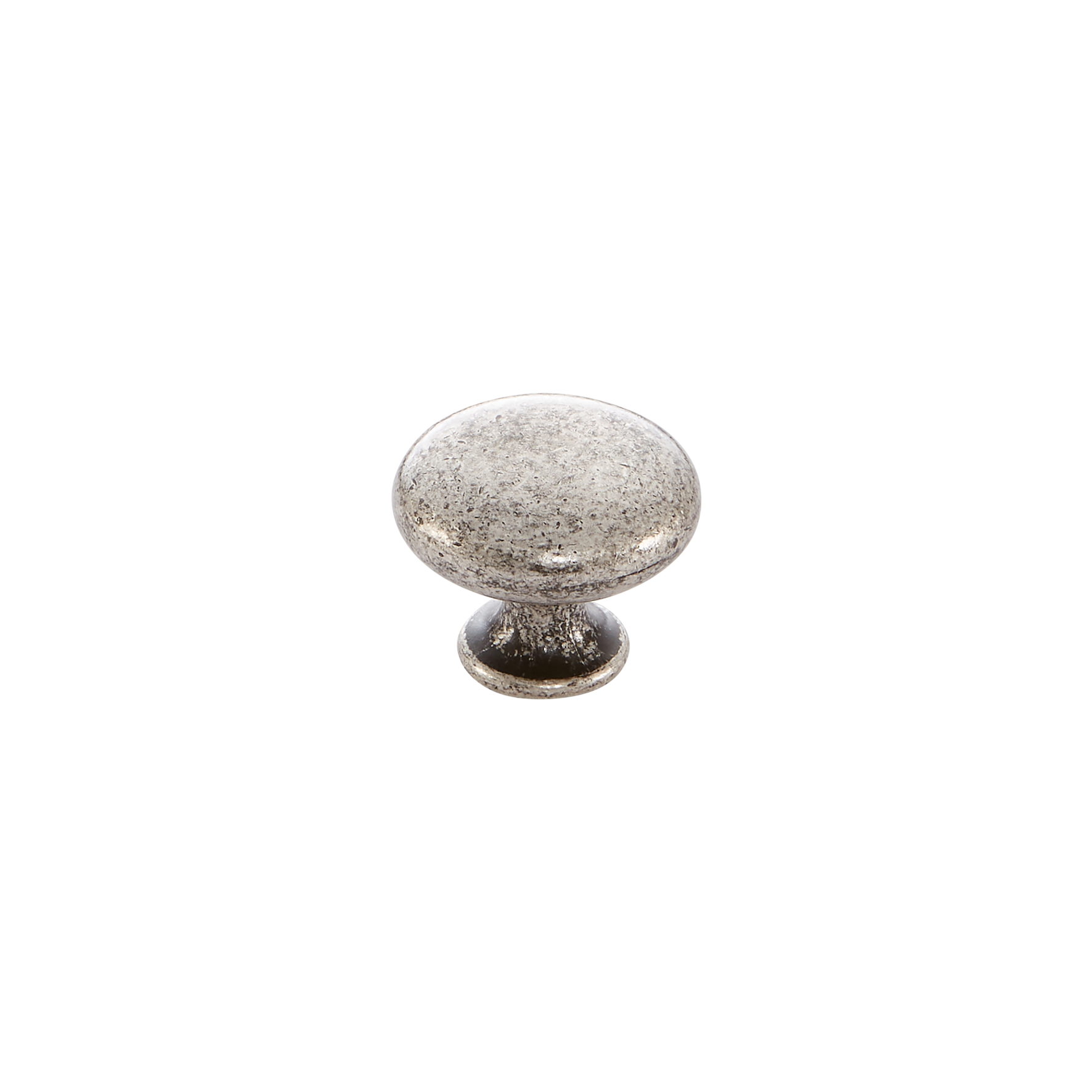 Momo Duke Round Knob 31mm in Antique Silver