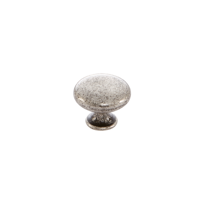 Momo Duke Round Knob 31mm in Antique Silver