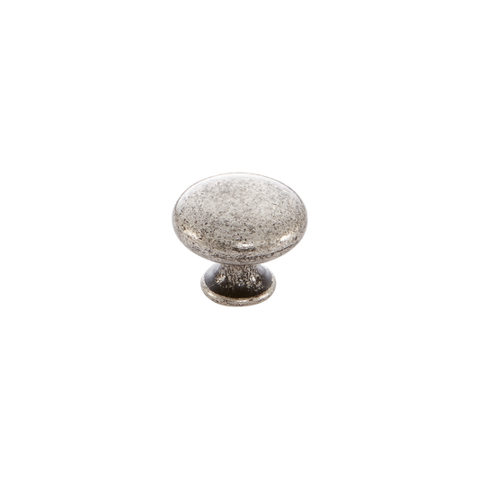 Momo Duke Round Knob 31mm in Antique Silver