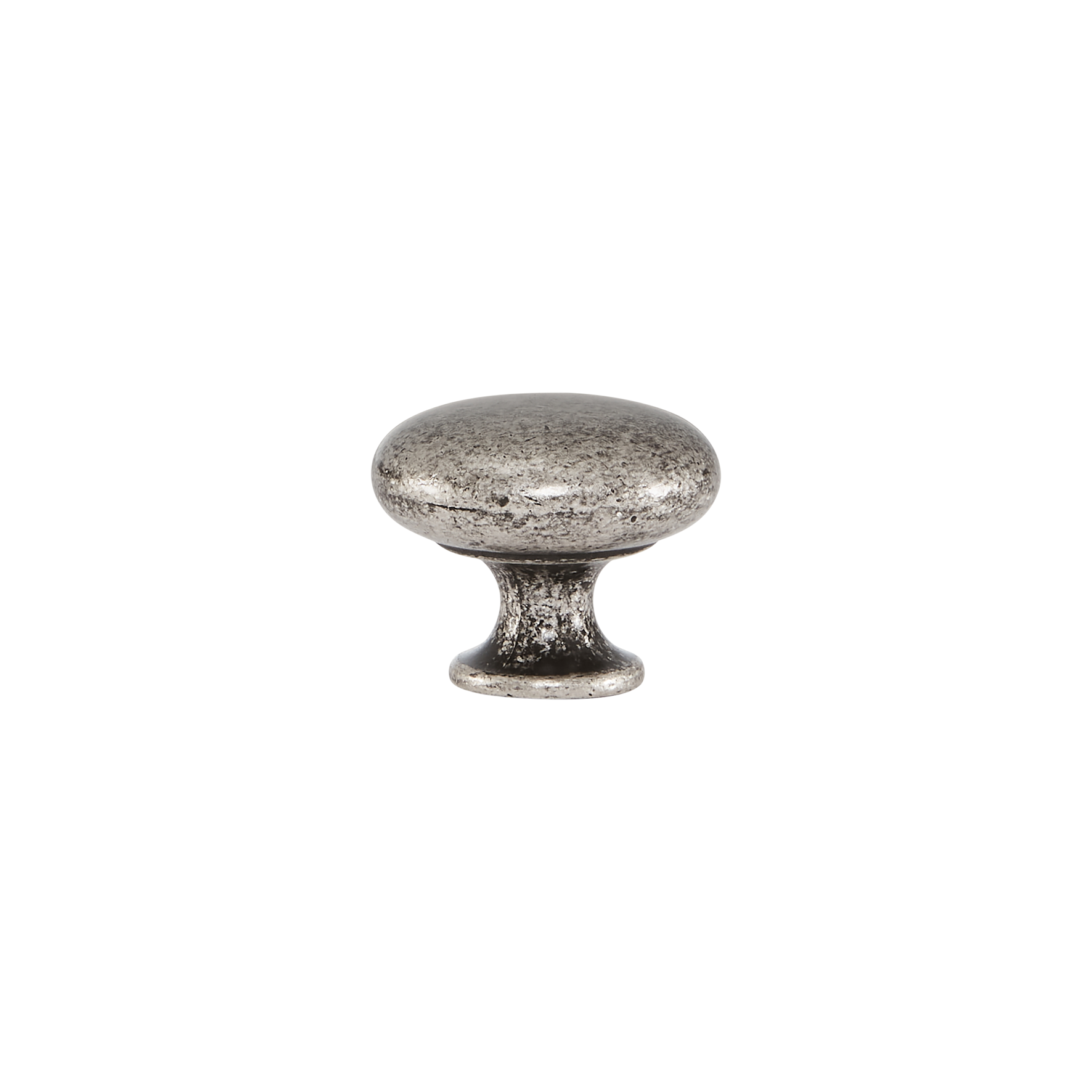 Momo Duke Round Knob 31mm in Antique Silver (1)
