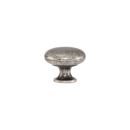 Momo Duke Round Knob 31mm in Antique Silver (1)