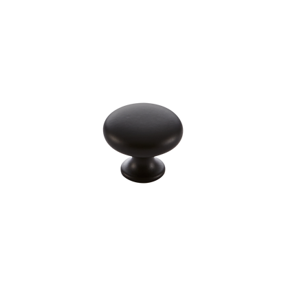 Momo Duke Round Knob 31mm in Matt Black
