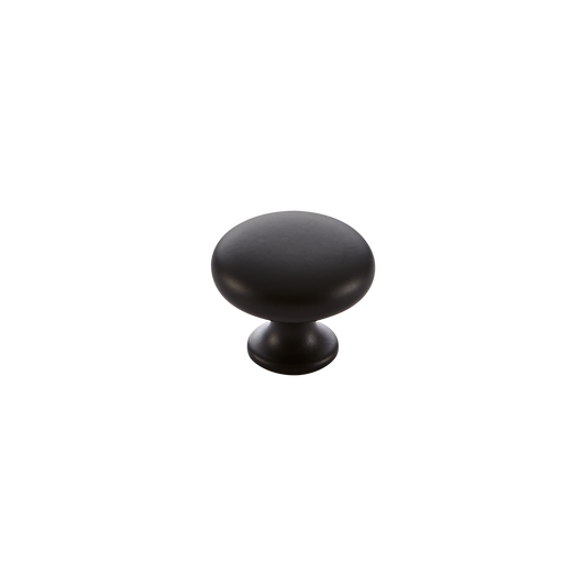 Momo Duke Round Knob 31mm in Matt Black