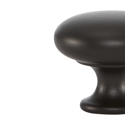 Momo Duke Round Knob 31mm in Matt Black (2)