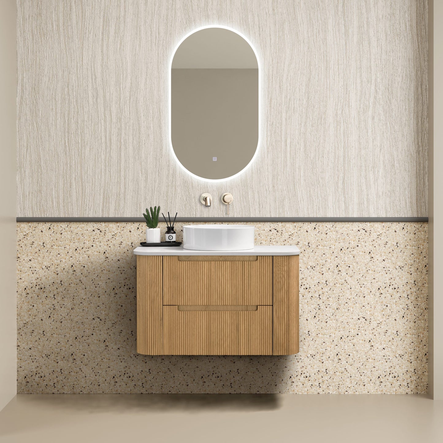 Oakmere 900mm Wall Hung Vanity