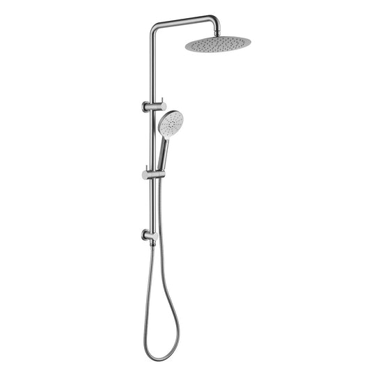 Bella Vista Mica Twin Shower Brushed Nickel