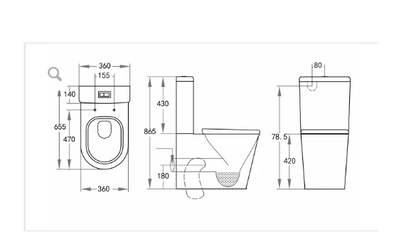 Vivid T-2026 Toilet Suite