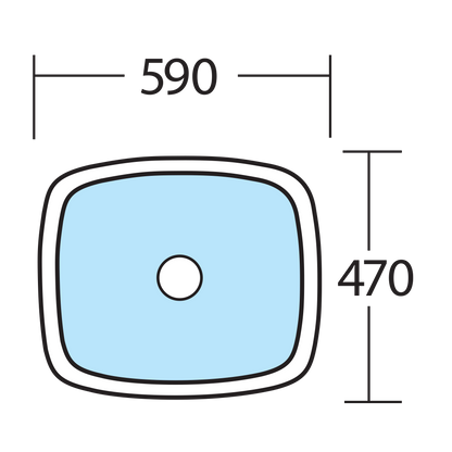 Laundry 45L Undermount Tub