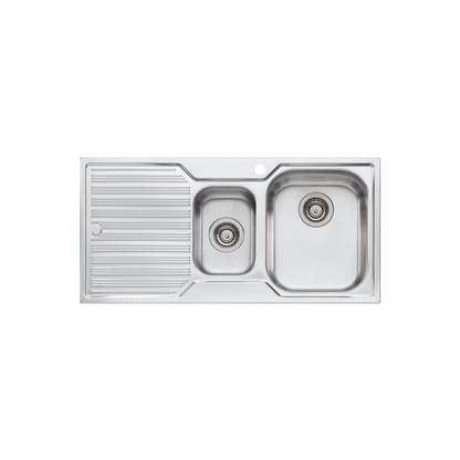 Diaz 1 & 1/2 Bowl Sink With Drainer