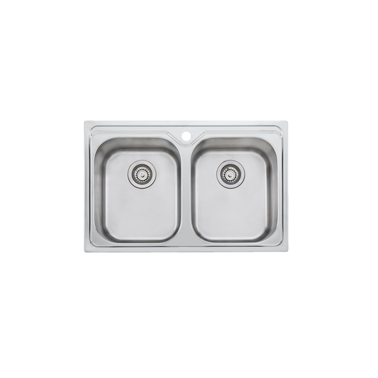 Diaz Double Bowl Universal Sink