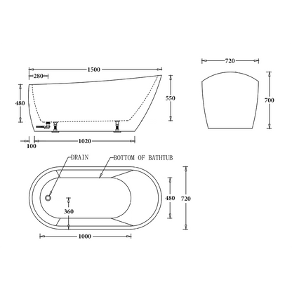 Dublin Freestanding Bathtub
