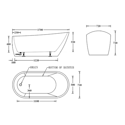 Dublin Freestanding Bathtub