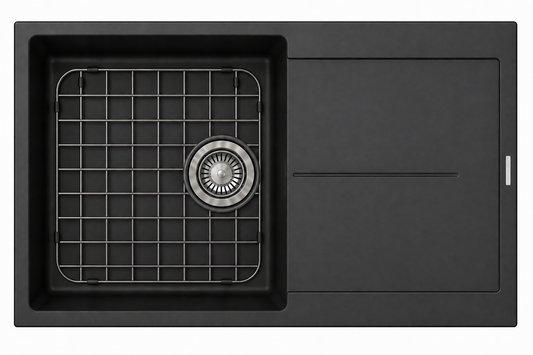 Stainless Steel Gunmetal Sink Grid for Carysil Enigma D100L