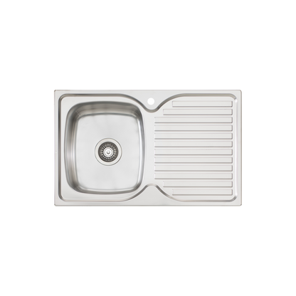Endeavour Single Bowl Sink With Drainer
