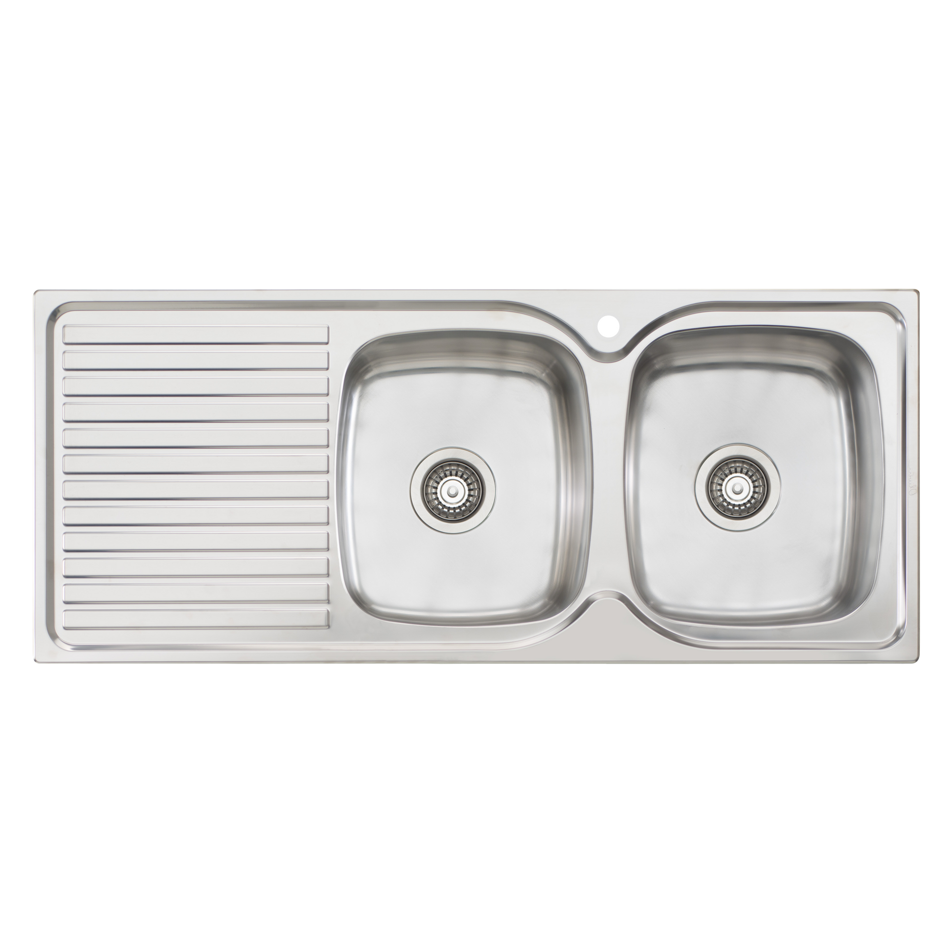 Endeavour Double Bowl Sink With Drainer