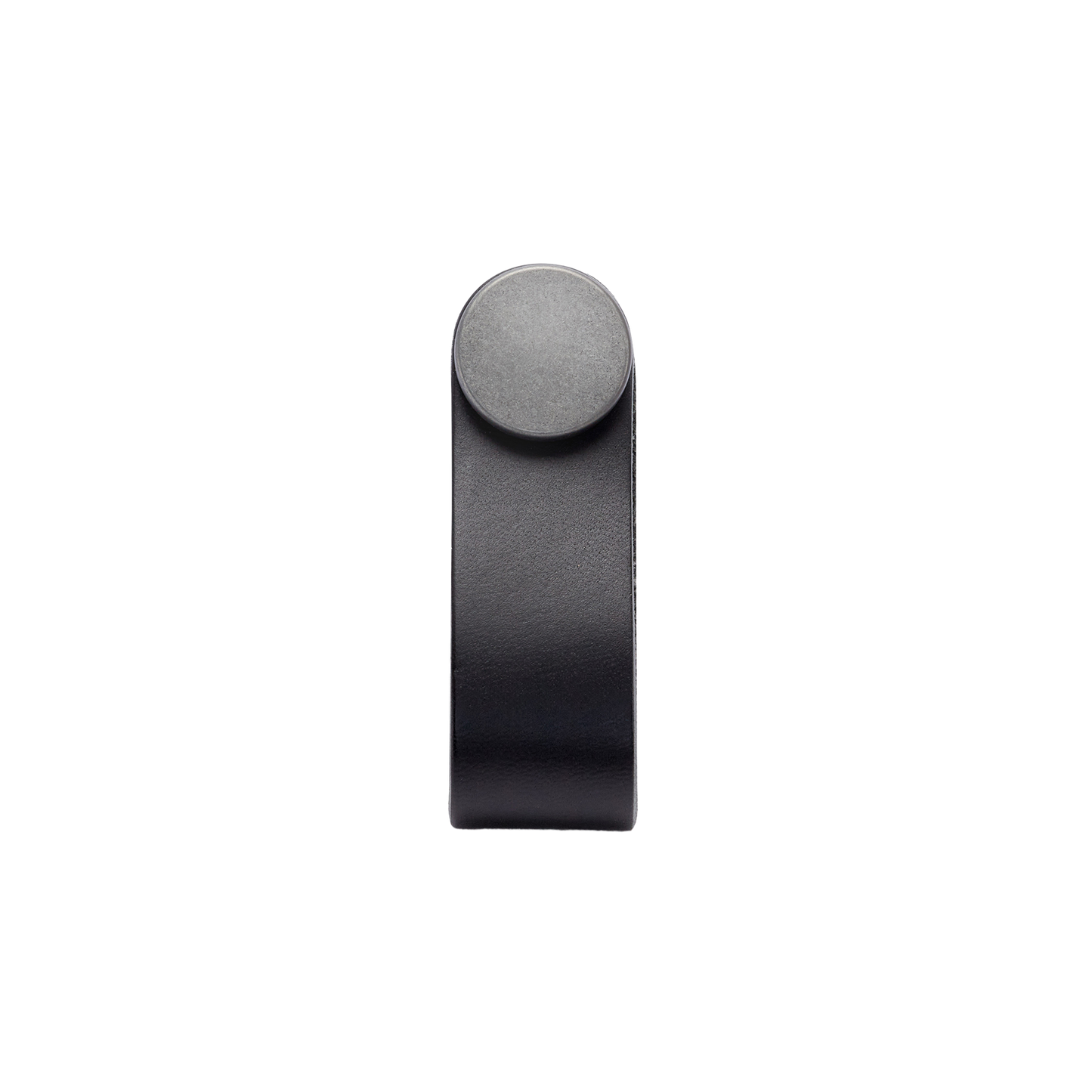 Momo Flexa Leather Pull 70mm in Black with Pewter Buttons (1)