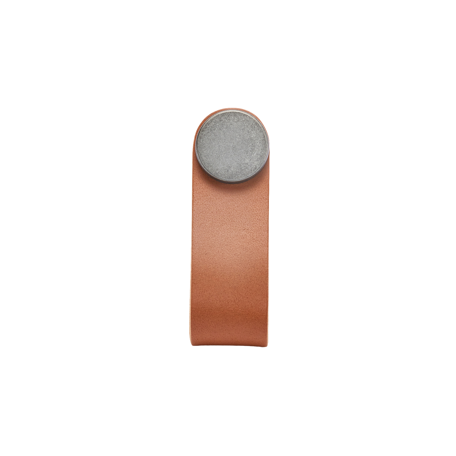 Momo Flexa Leather Pull 70mm in Light Tan with Pewter Buttons (1)