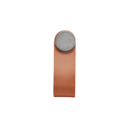 Momo Flexa Leather Pull 70mm in Light Tan with Pewter Buttons (1)