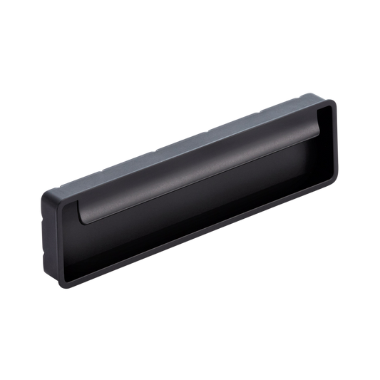 Momo Fold Flush Pull 128mm in Matt Black