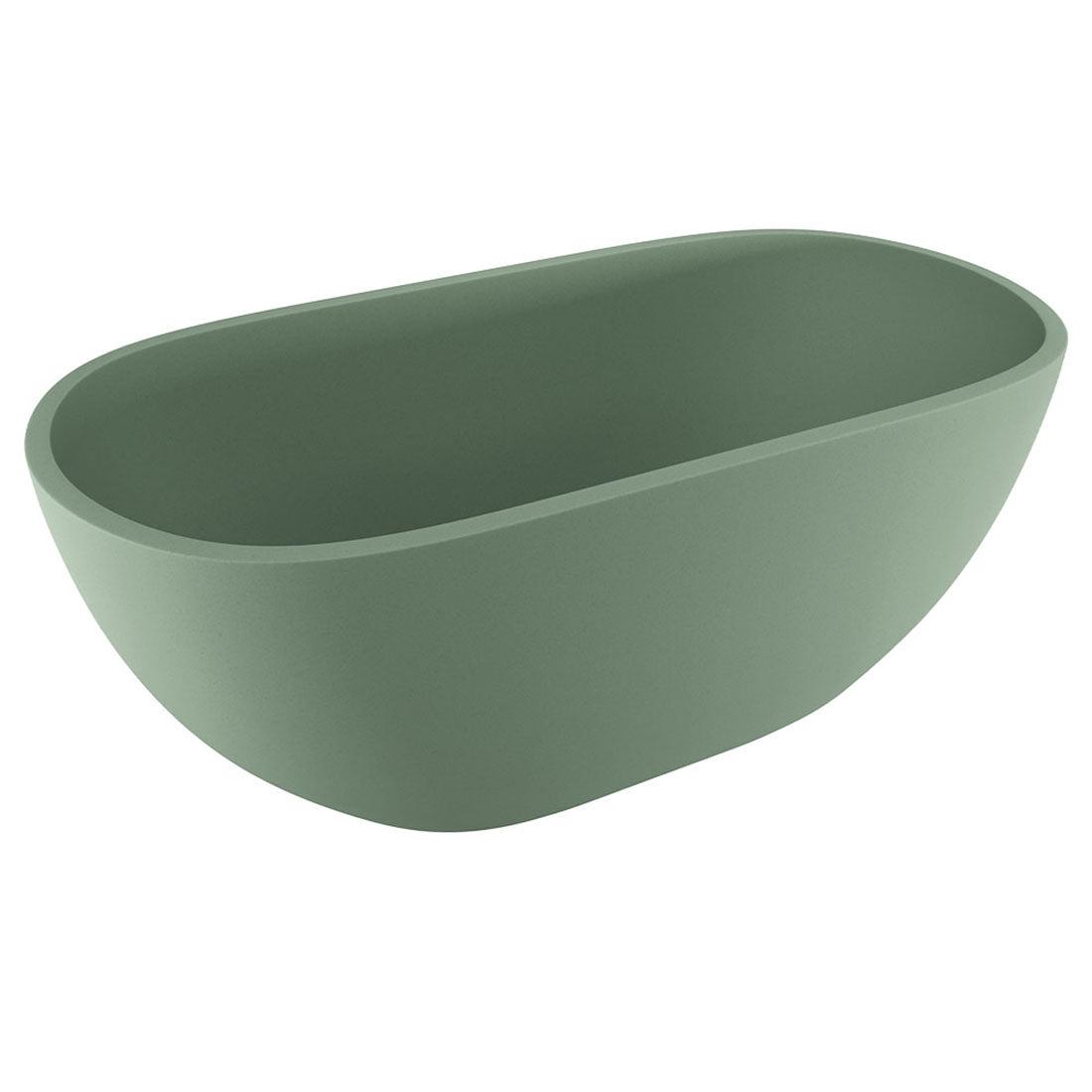 Fienza Jada Concrete Bath, Sage