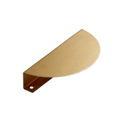 Momo Sola Half Round 140mm in Brushed Brass
