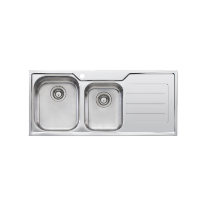 Flinders 1 & 3/4 Bowl Sink With Drainer