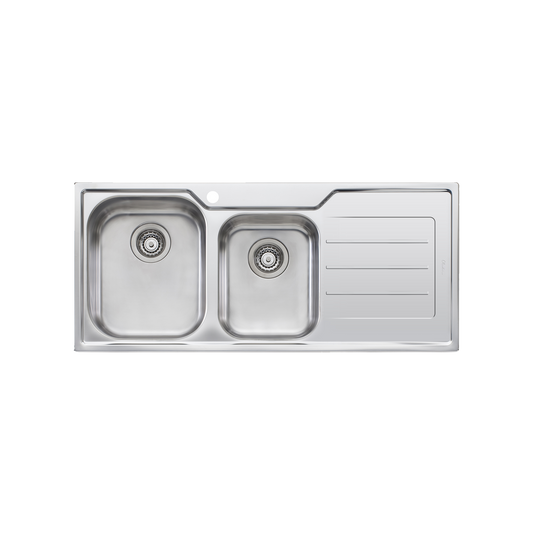 Flinders 1 & 3/4 Bowl Sink With Drainer