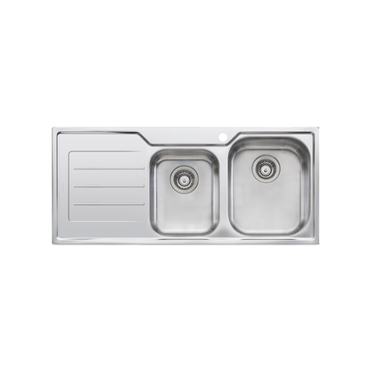 Flinders 1 & 3/4 Bowl Sink With Drainer
