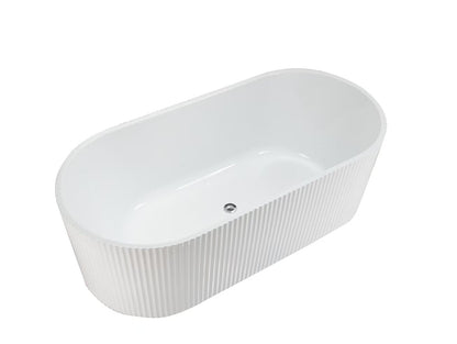 1500x750x580mm Berri Freestanding Fluted