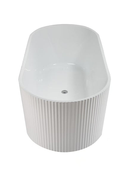 1500x750x580mm Berri Freestanding Fluted