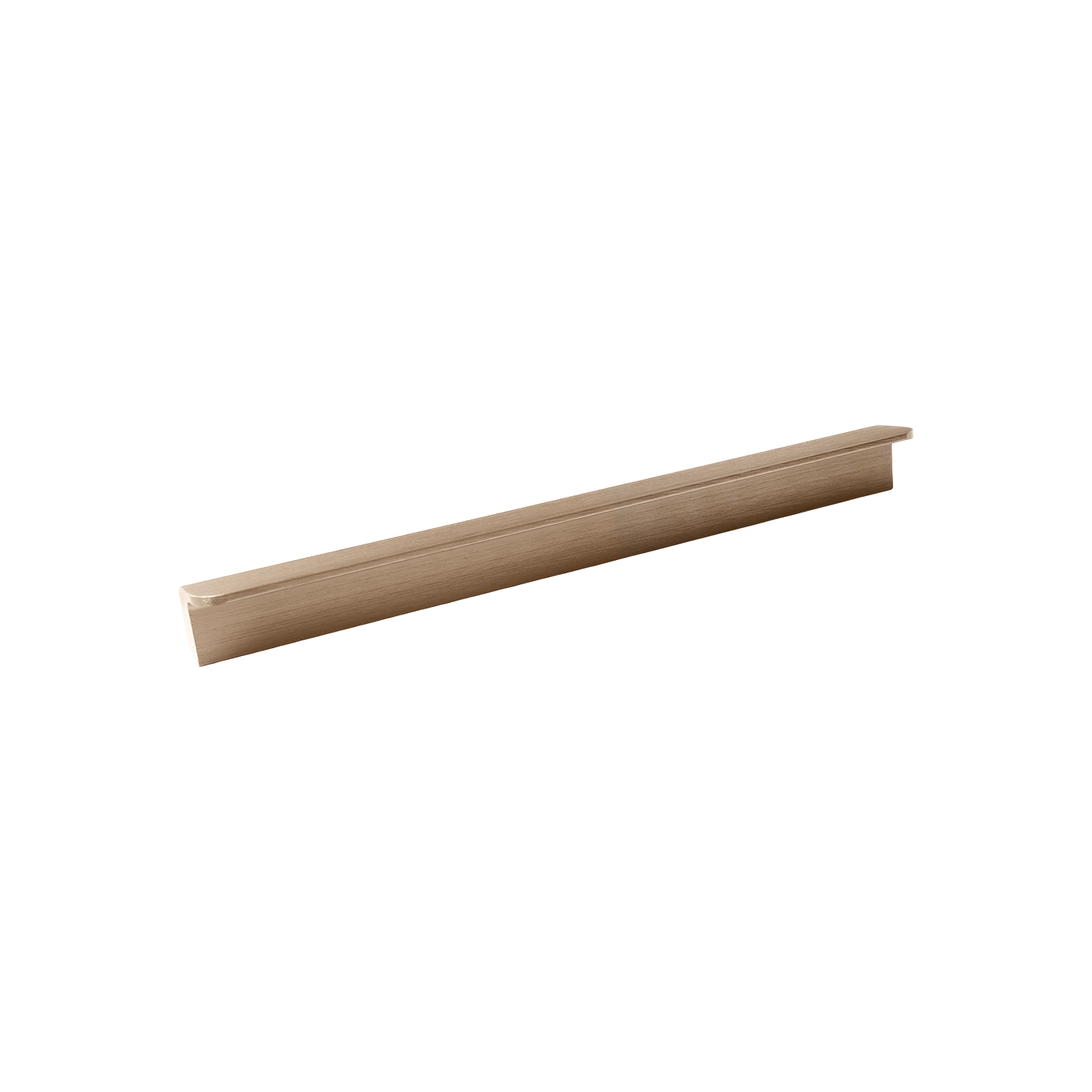 Momo Flapp Pull Handle 128mm in Brushed Dark Brass