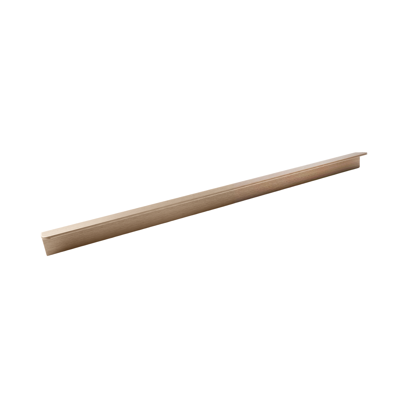 Momo Flapp Pull Handle 256mm in Brushed Dark Brass