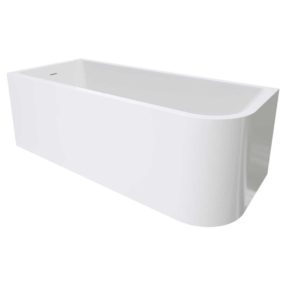 Fienza Hustle Right-Hand Multi-Fit Acrylic Bath with Overflow, 1700mm