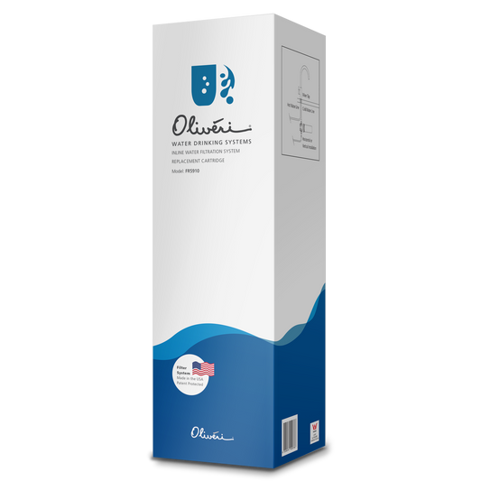 Inline Water Filtration System Replacement Cartridge for Standard Water Use