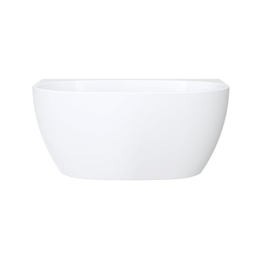 Fienza Keeto Back-to-Wall Acrylic Bath, 1300mm