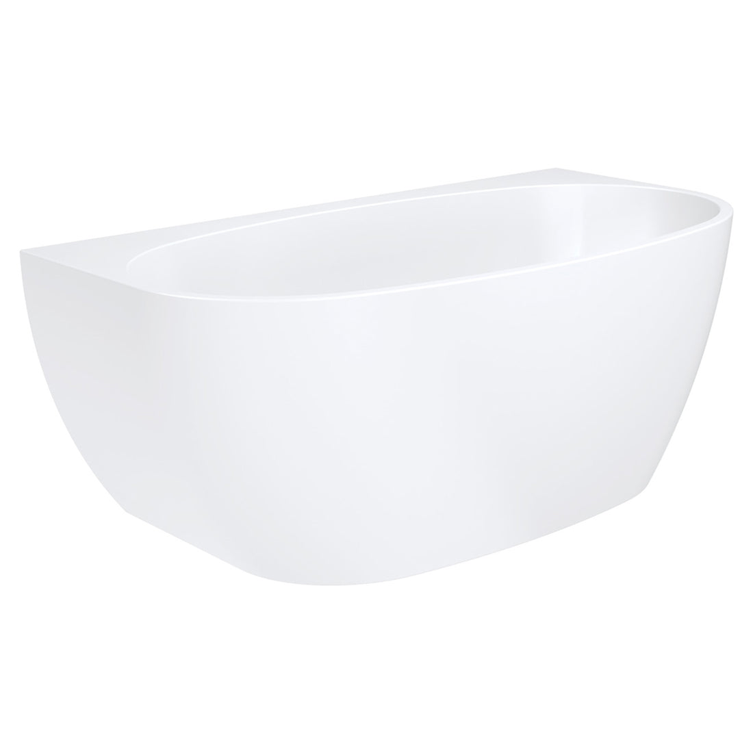 Fienza Keeto Back-to-Wall Acrylic Bath, 1700mm