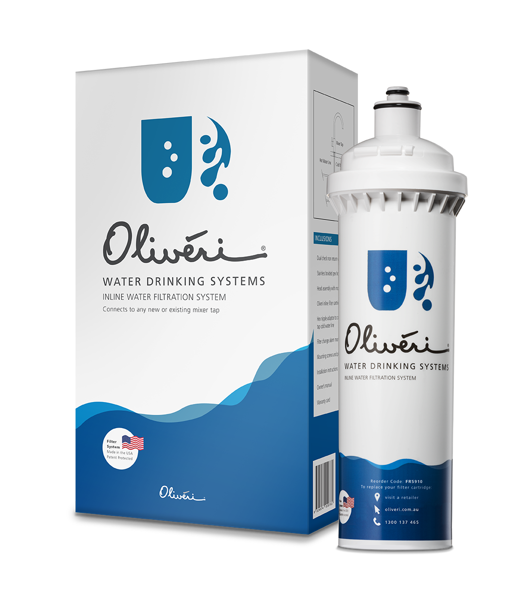 Inline Water Filtration System for Standard Water Use