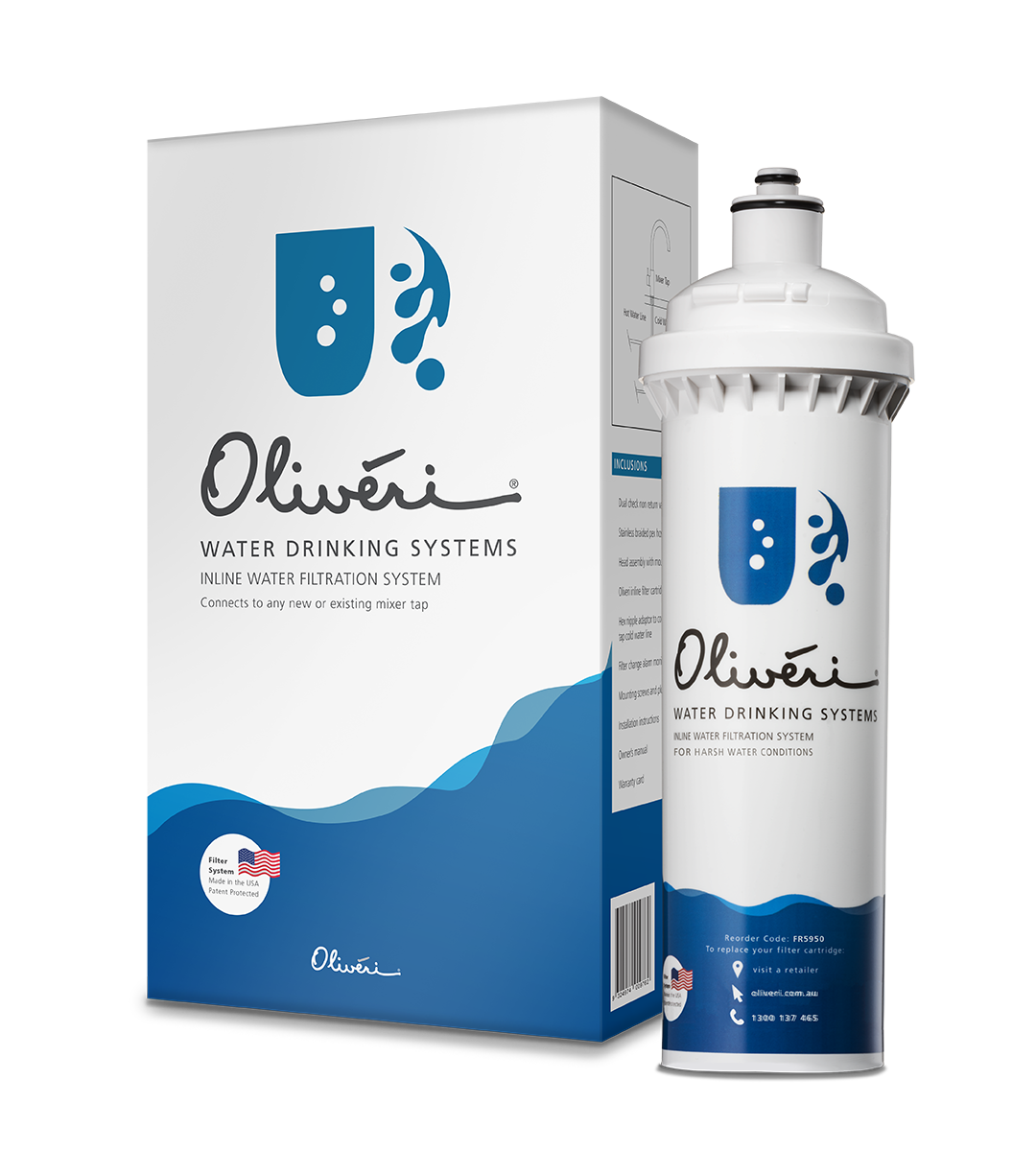 Inline Water Filtration System for Harsh Water Use