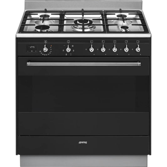 Smeg Duel Fuel Freestanding Oven/Stove 90cm Anthracite
