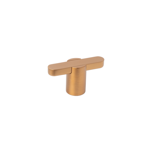 Momo Fusion T Knob 58mm in Brushed Dark Brass