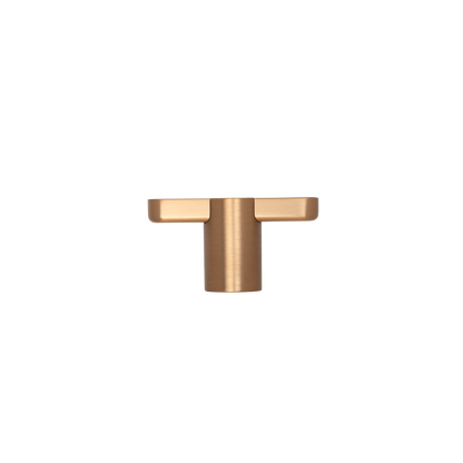 Momo Fusion T Knob 58mm in Brushed Dark Brass (1)
