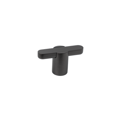 Momo Fusion T Knob 58mm in Black Titanium
