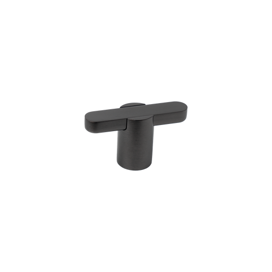 Momo Fusion T Knob 58mm in Black Titanium