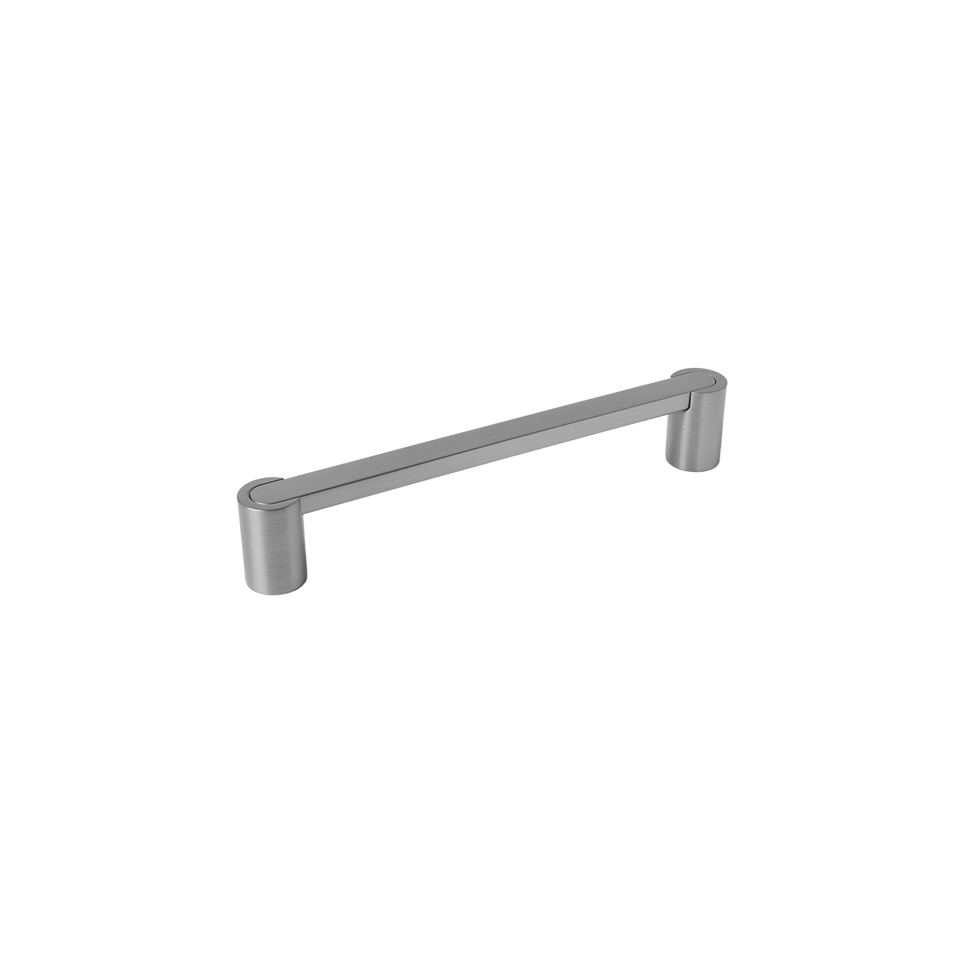 Momo Fusion D Handle 160mm in Brushed Nickel