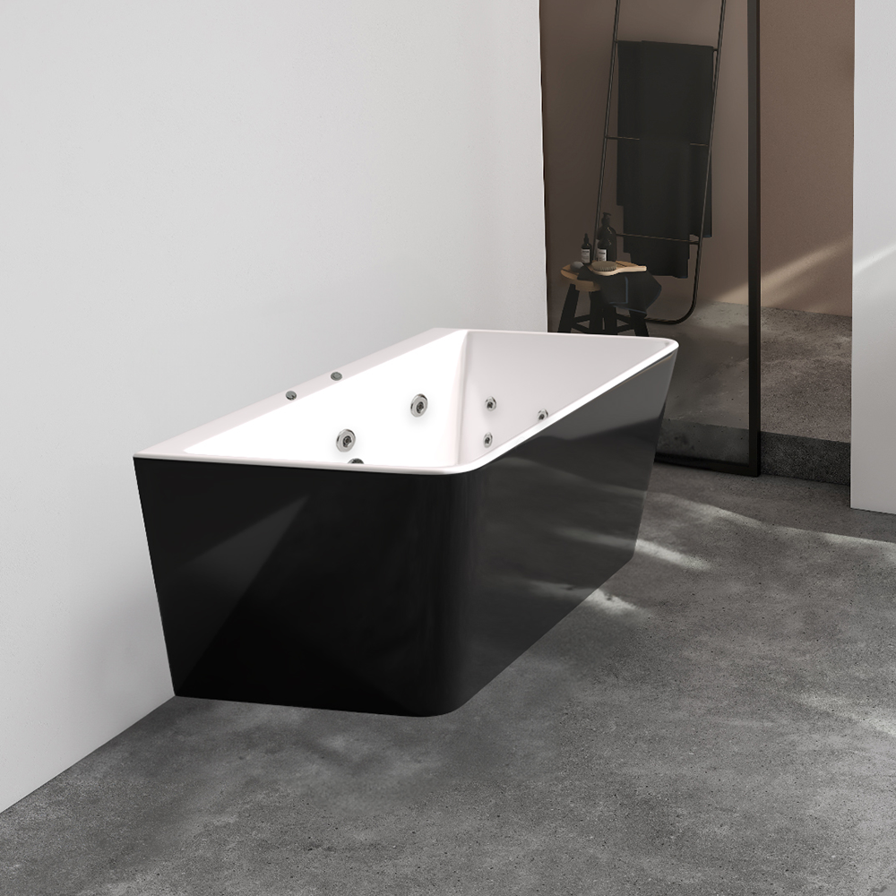 Florence Back to Wall Spa in Black