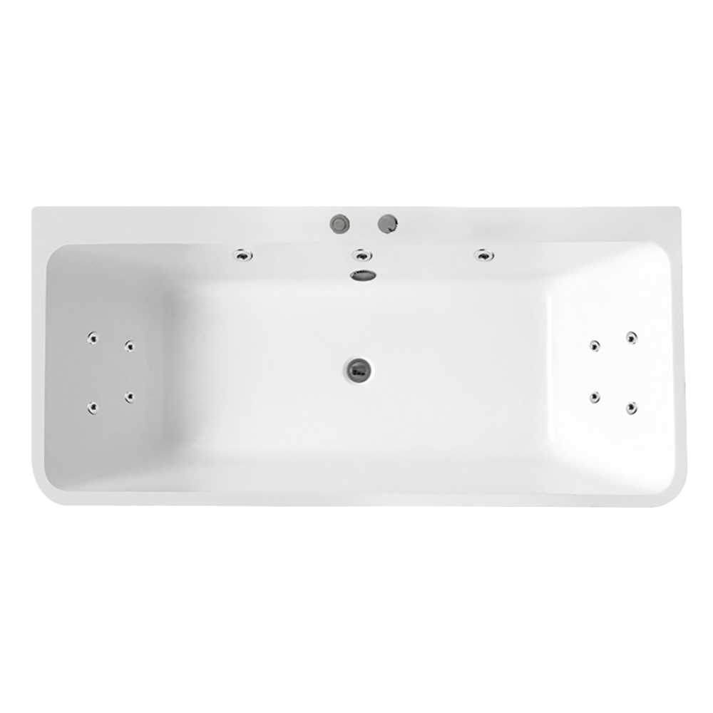 Florence Back to Wall Spa in Black